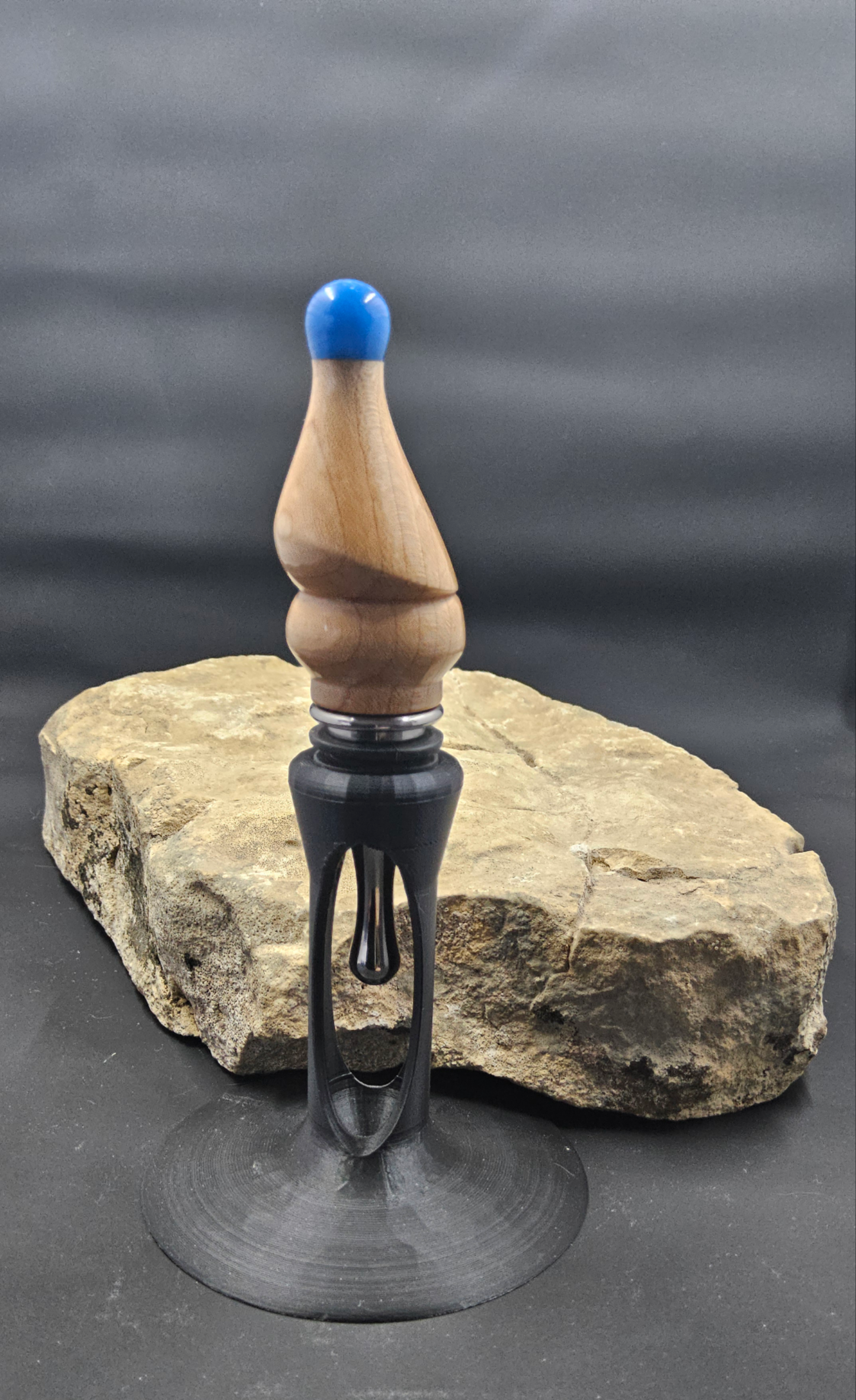 Hand Turned Maple & Resin Bottle Stopper