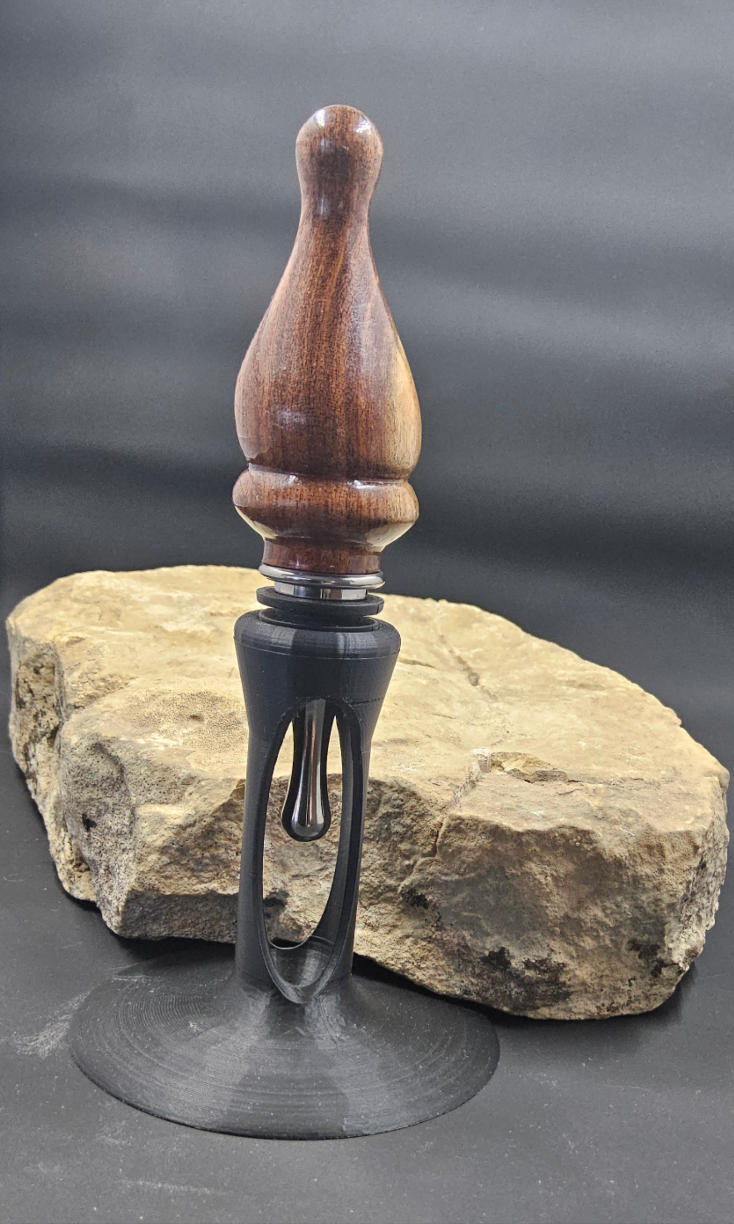 Hand Turned Walnut Bottle Stopper