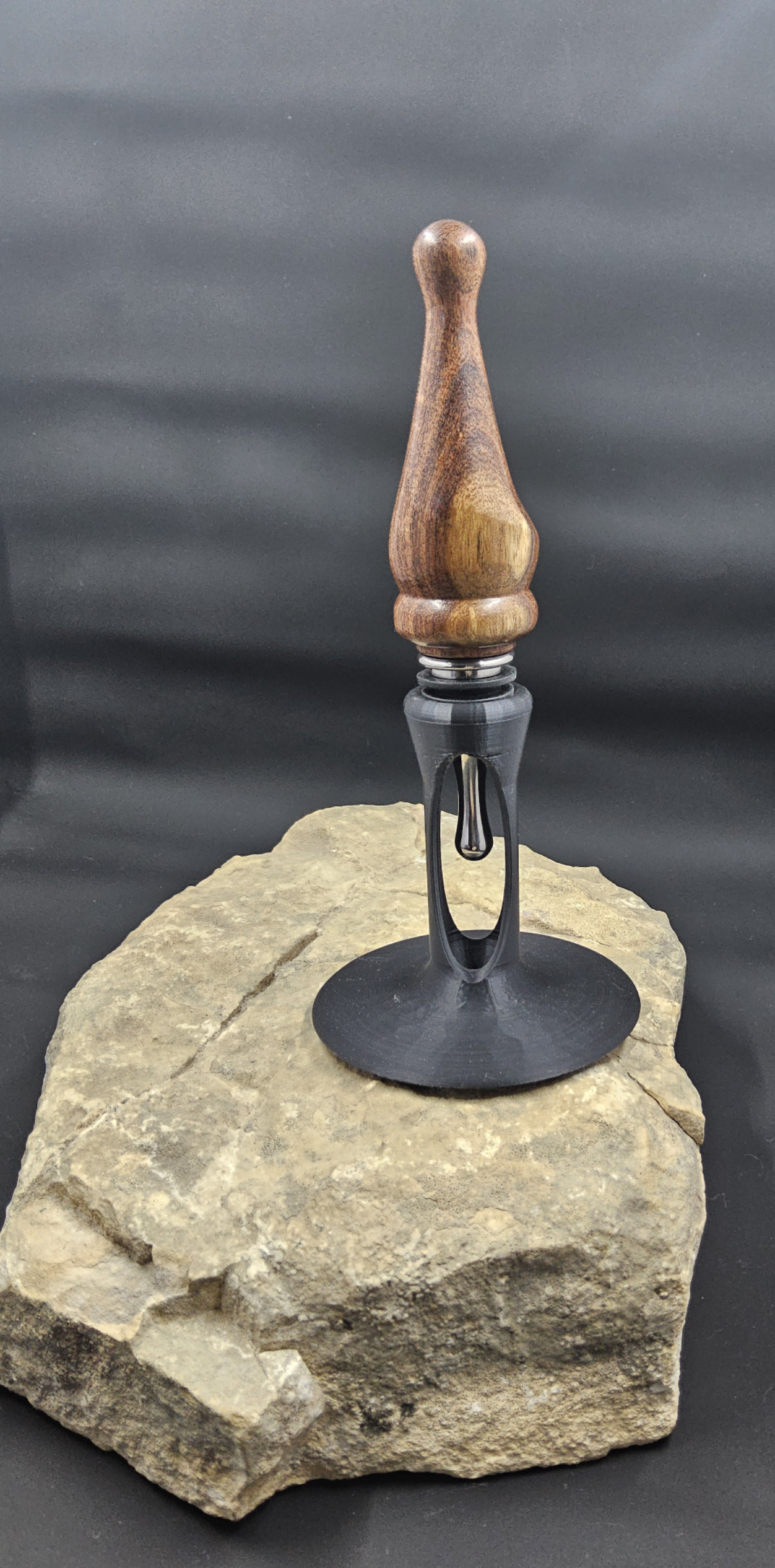 Hand Turned Walnut Bottle Stopper