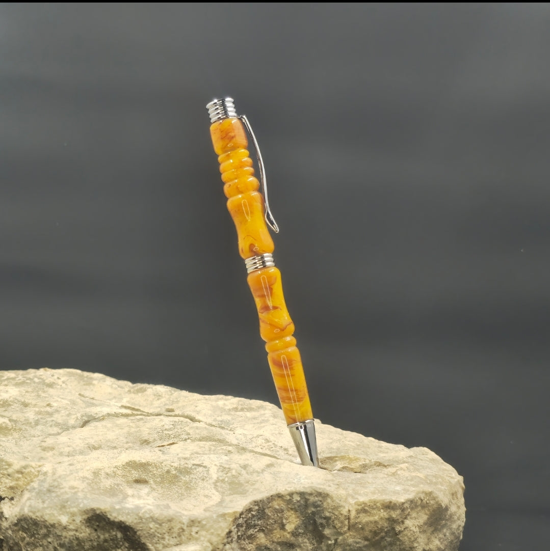 Mango marbled Fiona Slim Twist Pen