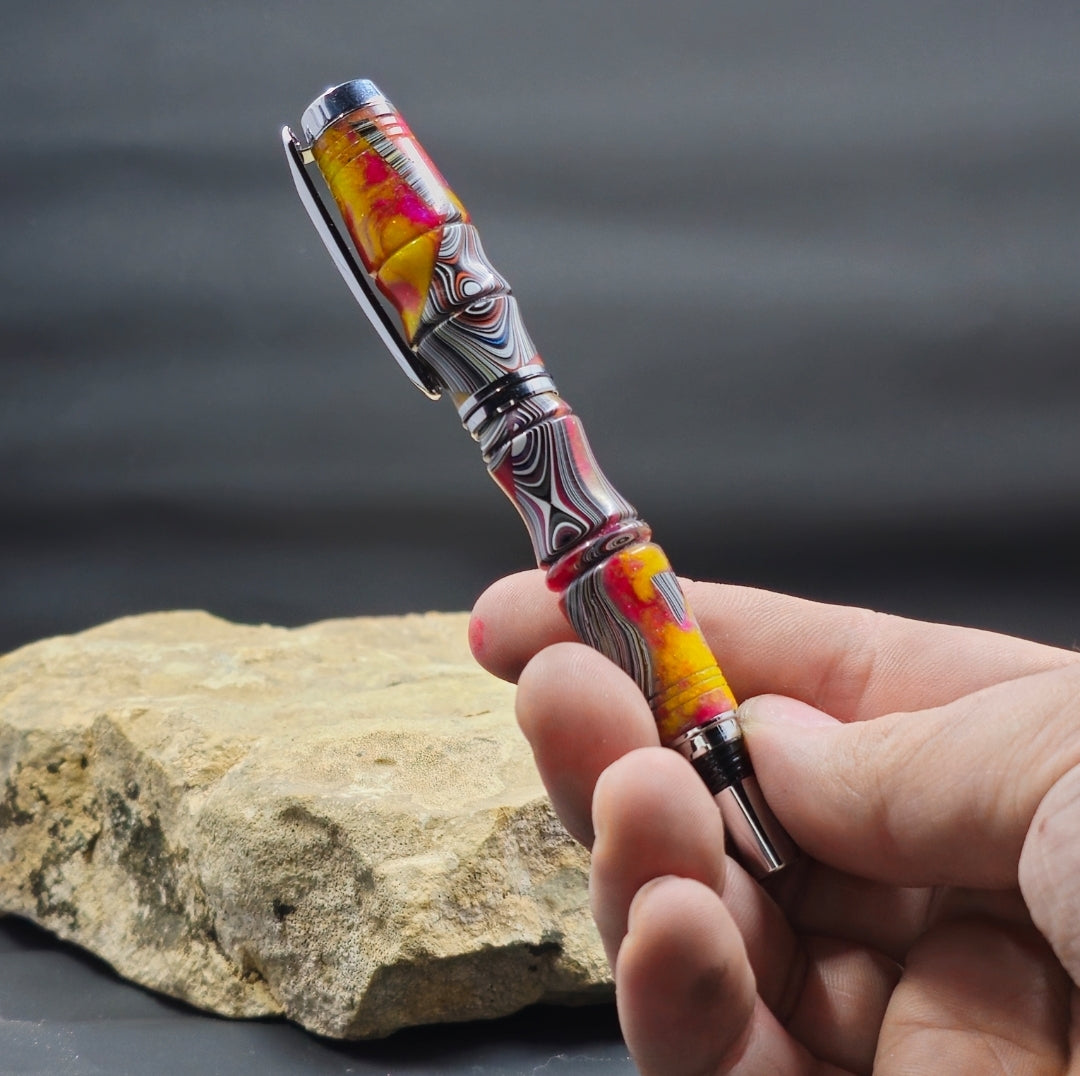Fordite hybrid Jr. Gentleman fountain pen