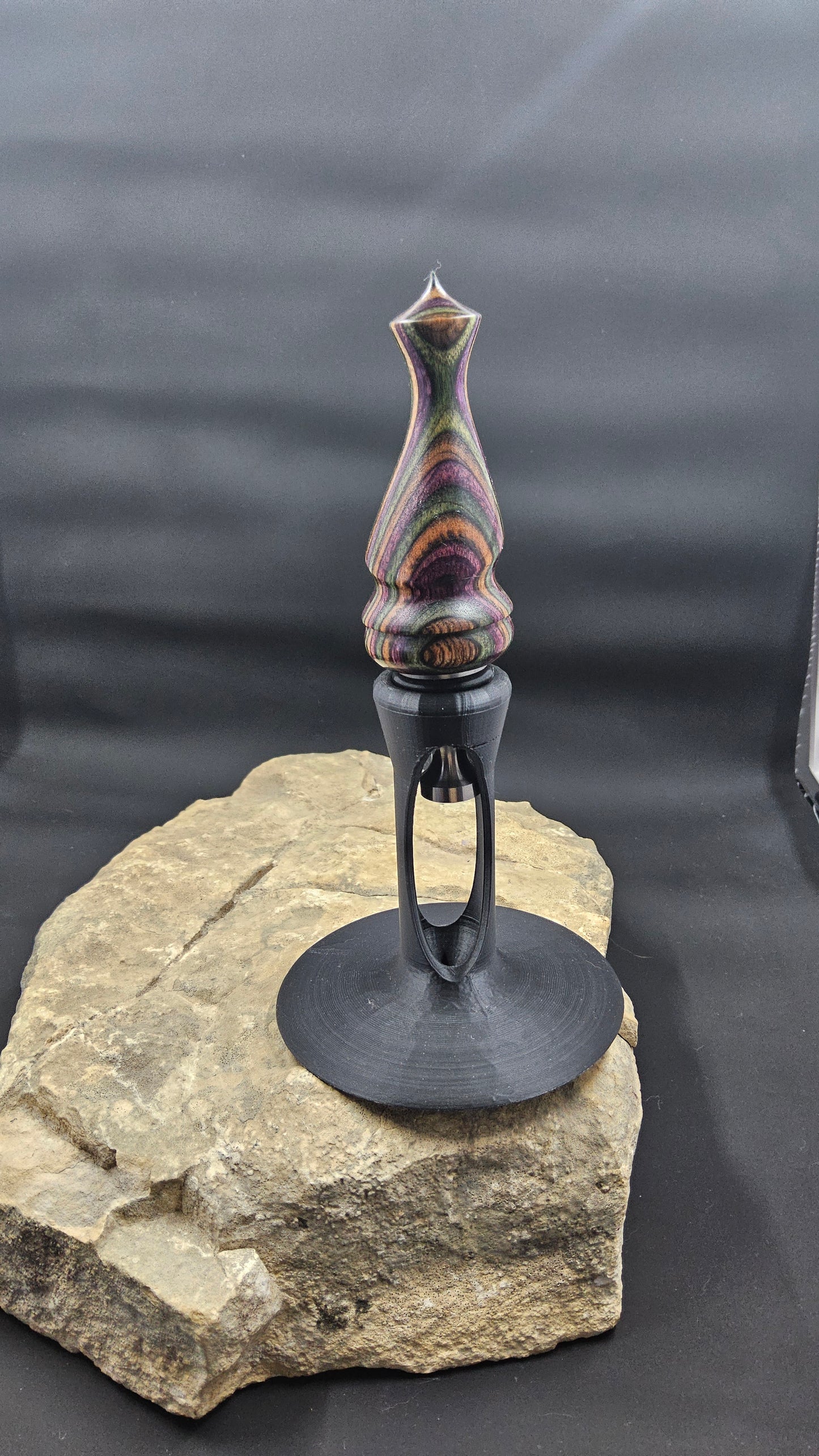 Hand Turned Colored Plywood Bottle Stopper