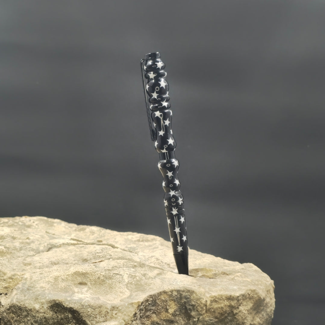 Starry Noir slimline twist pen