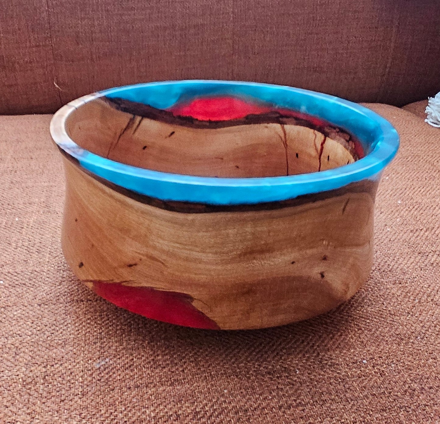 Cherry Crotch and Resin Bowl