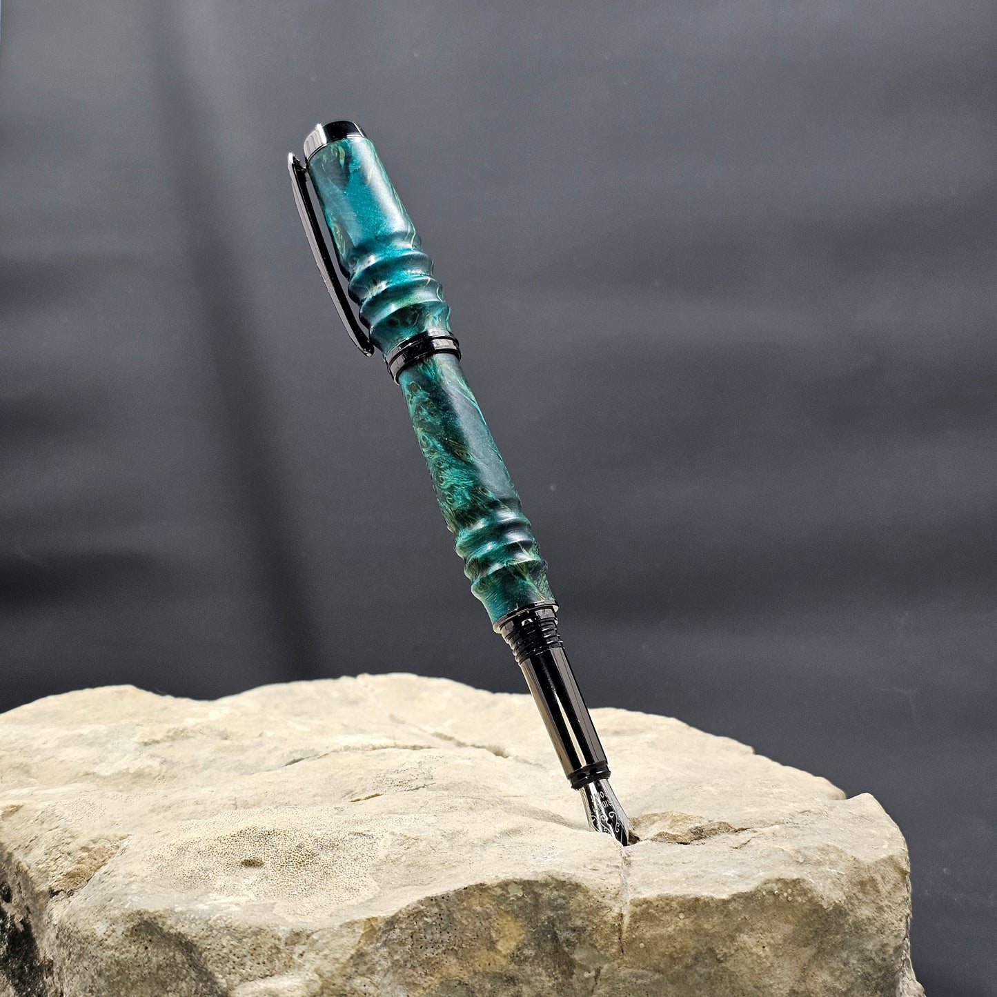 Stabilized Maple Burl fountain pen