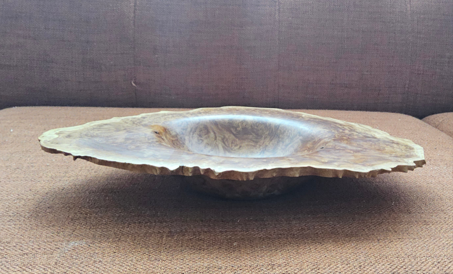 Australian Brown Malee Burl Winged Bowl