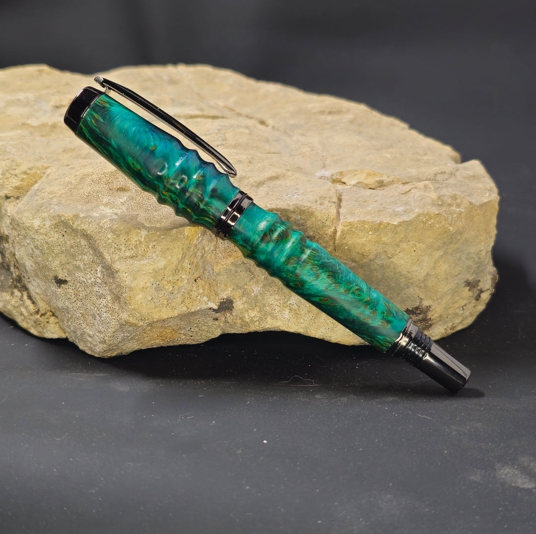 Stabilized Maple Burl fountain pen