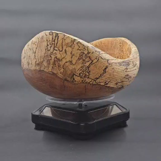 Spalted Oak Natural Edge Bowl