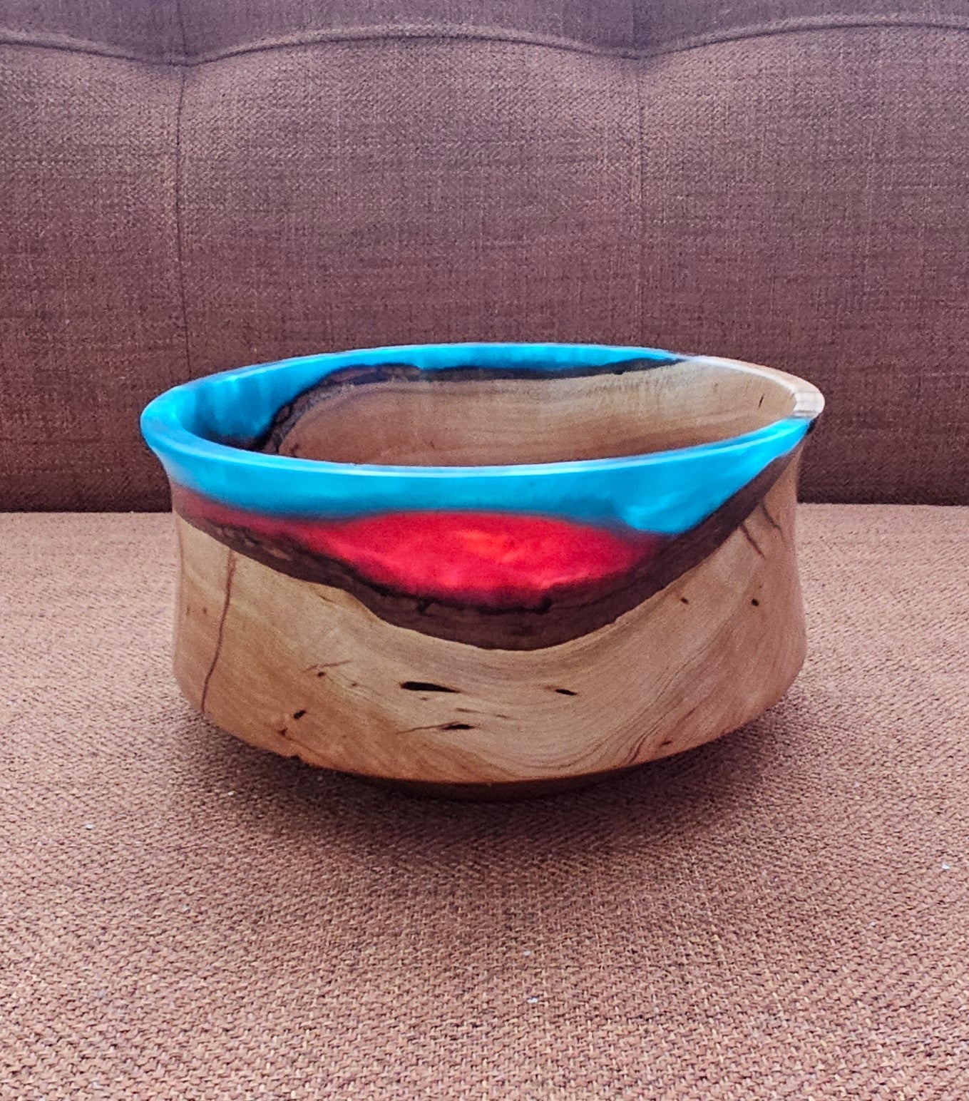 Cherry Crotch and Resin Bowl