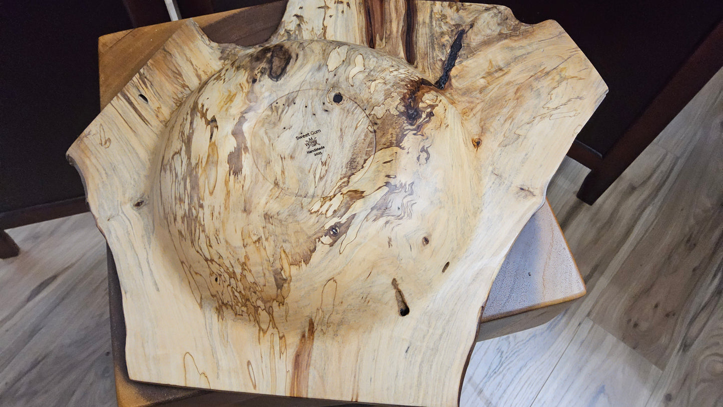 Sweetgum Wood Winged bowl
