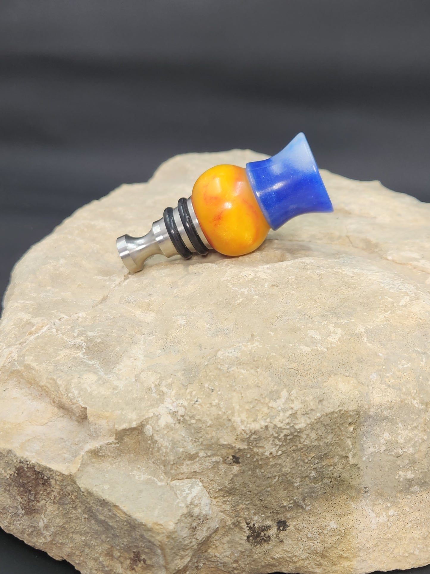 Hand Turned Resin Bottle Stopper