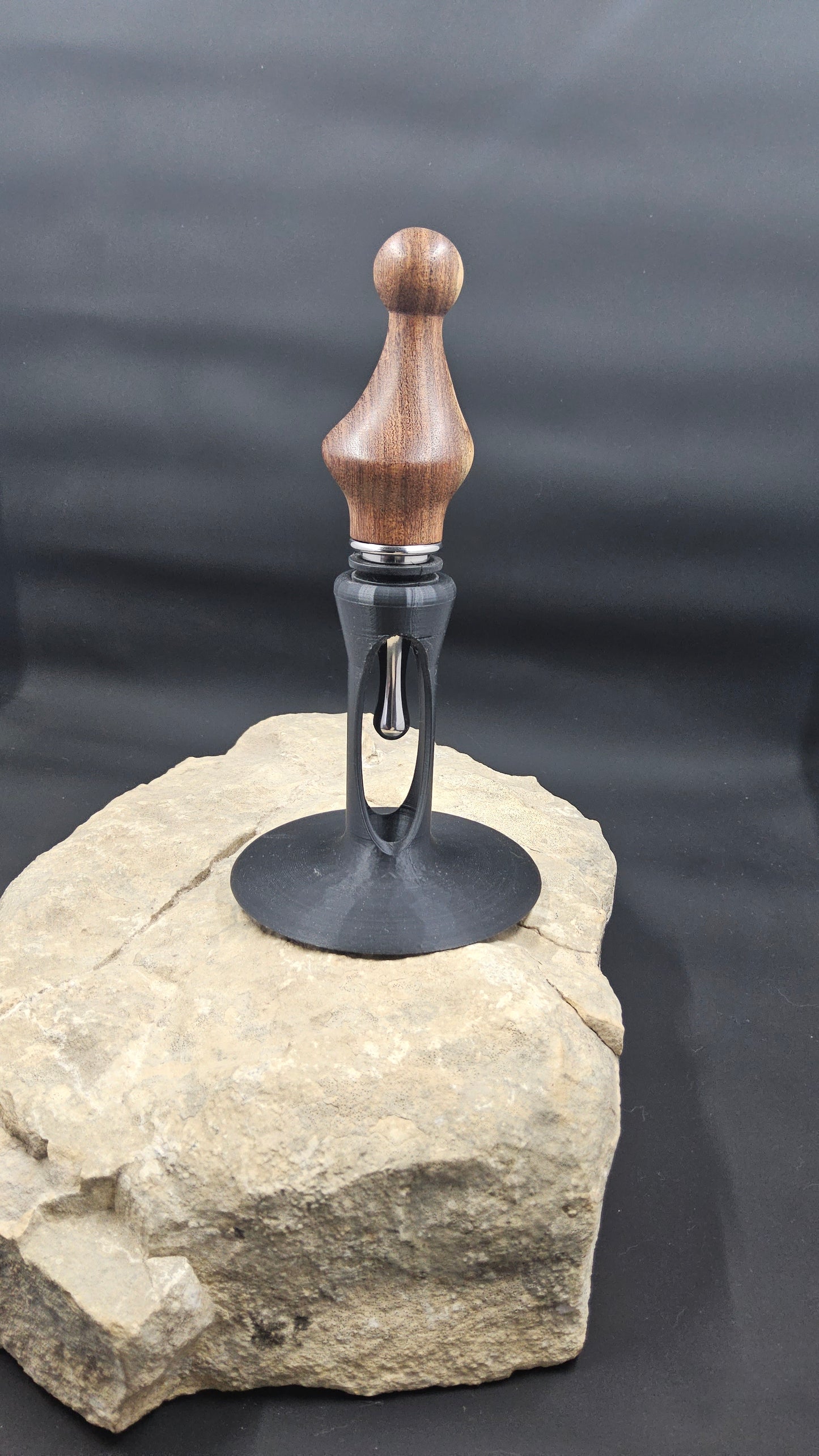 Hand Turned Walnut Bottle Stopper
