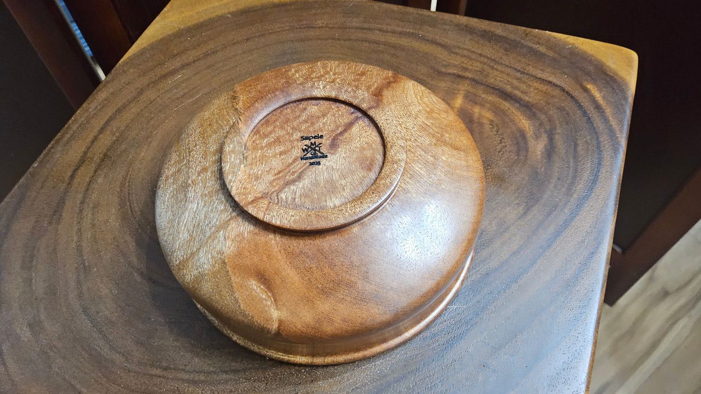 Sapele Bowl