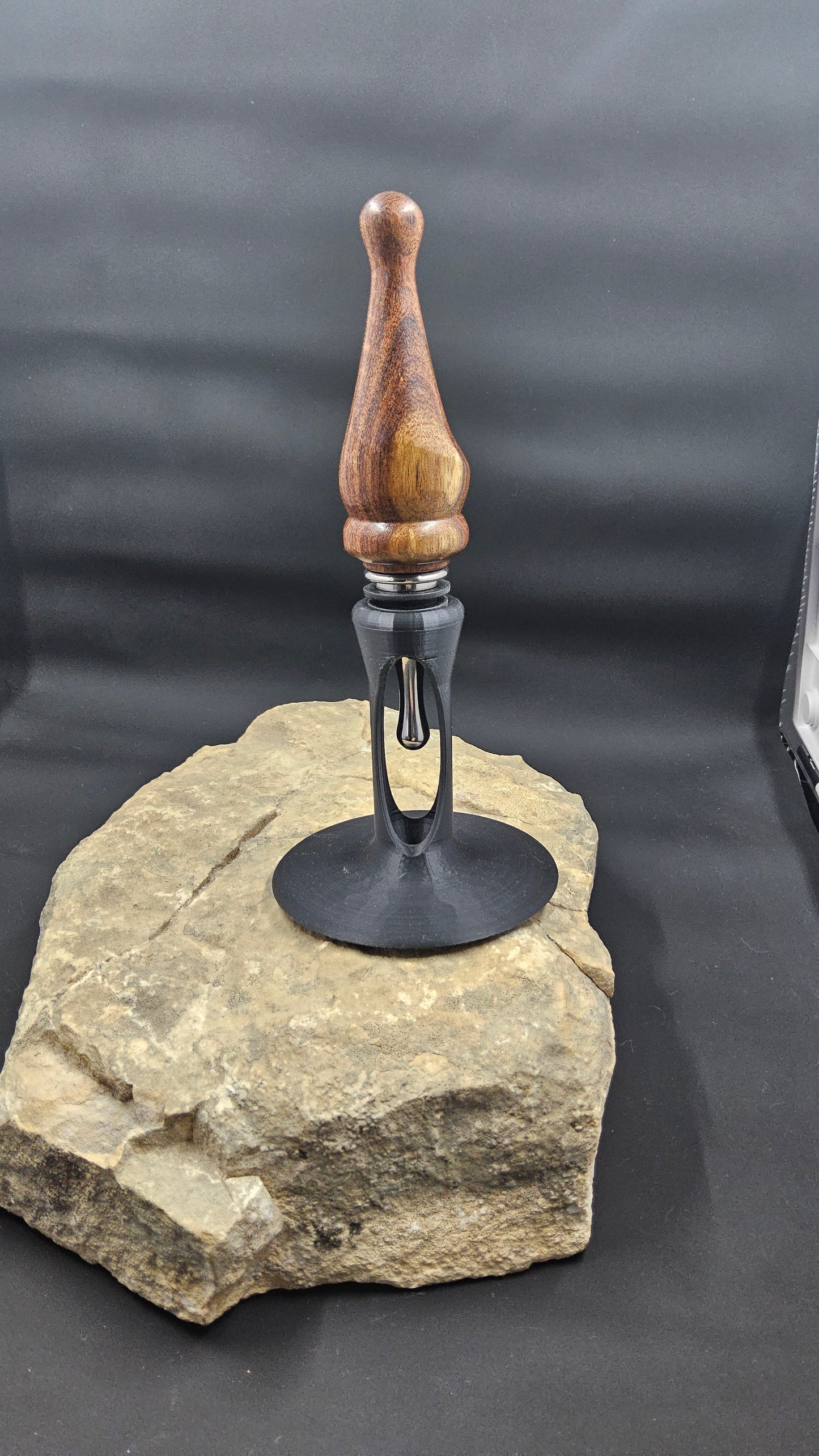 Hand Turned Walnut Bottle Stopper