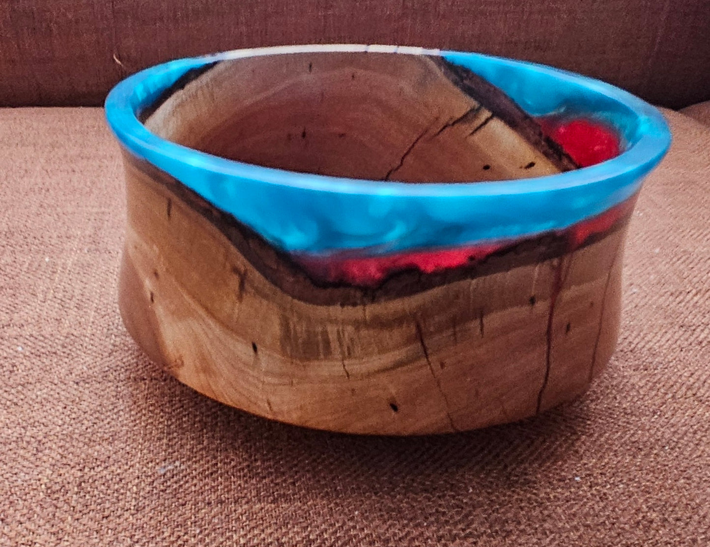 Cherry Crotch and Resin Bowl