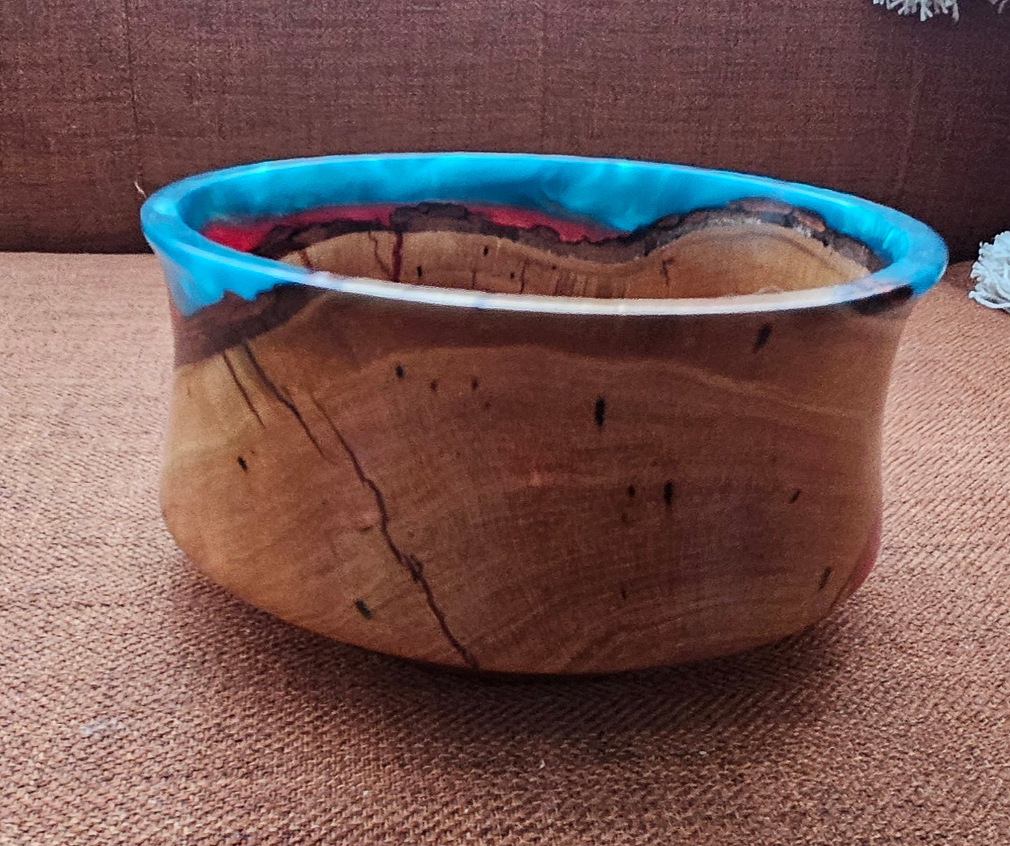 Cherry Crotch and Resin Bowl